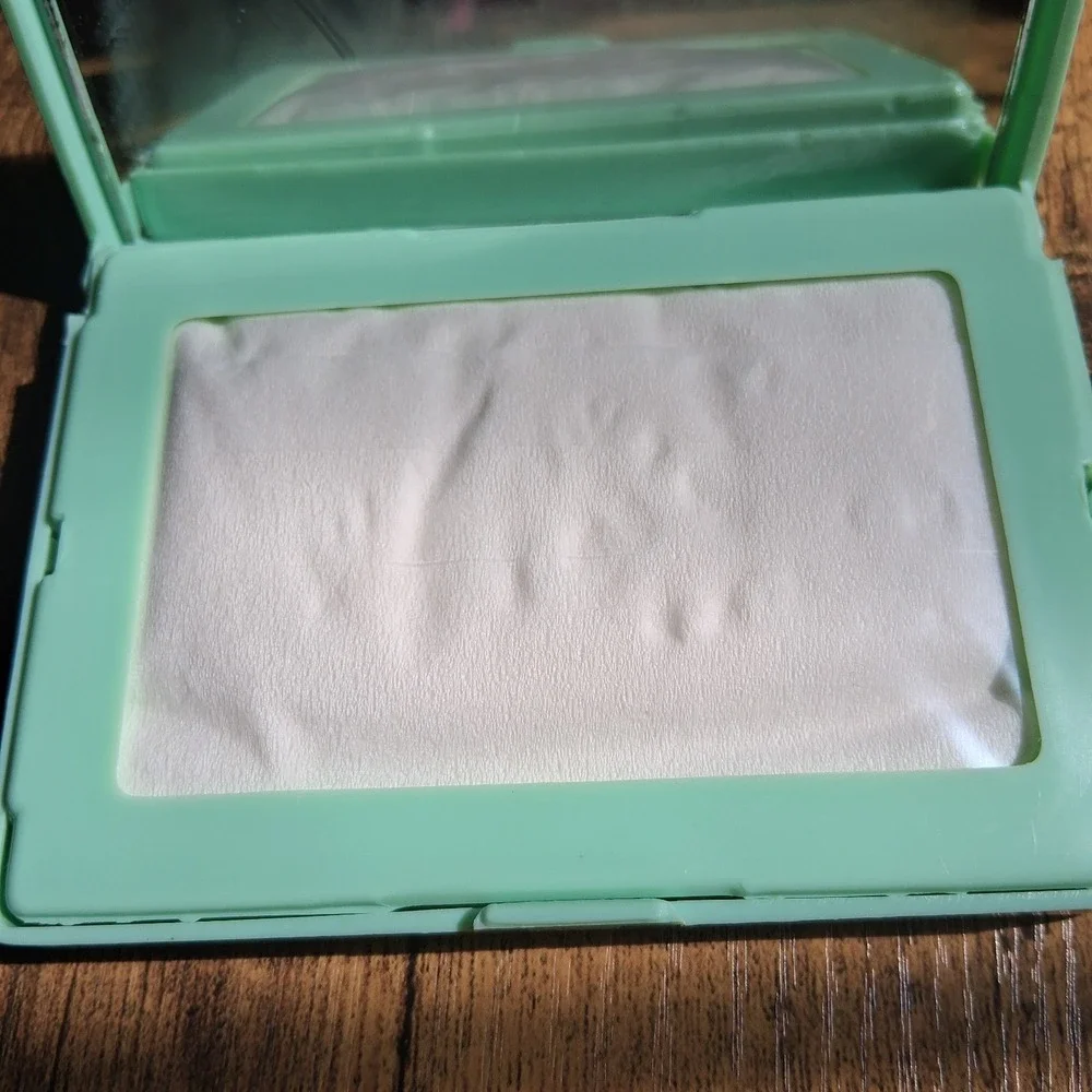 Tissue Mirror Compact Blue/Green Travel Portable‎ Water Resistant